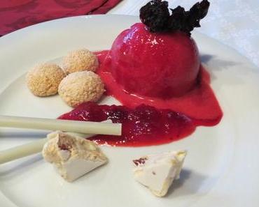 Hibiskus-Cranberry-Sorbet