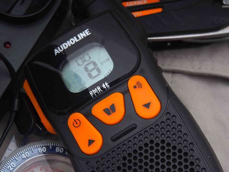 Audioline Power PMR 46 - Deutlich abgesetzte Bedienelemente