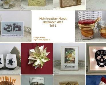 Mein kreativer Monat - Dezember 2017
