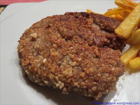Wildschwein-Schnitzel in Nuss-Panade