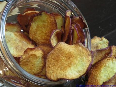 Süßkartoffel-Chips – pikant
