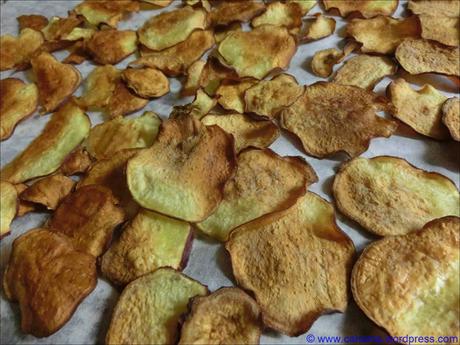 Süßkartoffel-Chips – pikant