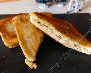 Das perfekte Sandwich mit Thunfisch, Mayo und Mozzarella #Rezept #Food #Toastie