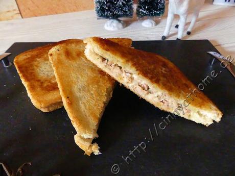 Das perfekte Sandwich mit Thunfisch, Mayo und Mozzarella #Rezept #Food #Toastie