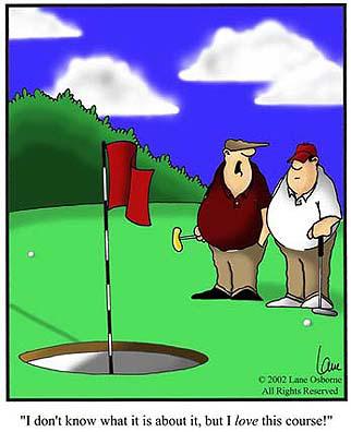 Komische Menschen, auch Golfer genannt!