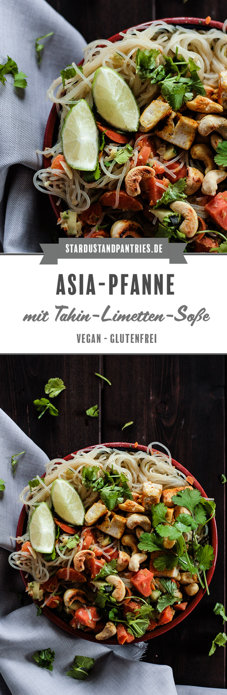 Vegane Asia-Pfanne mit knackigem Gemüse
