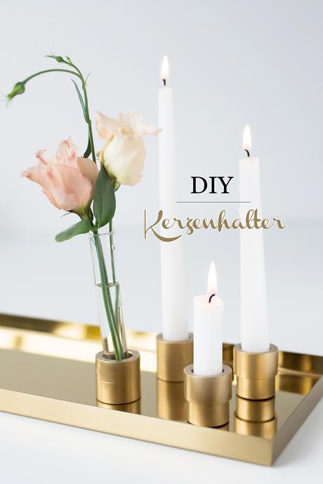 Schlichte Deko-Idee für den Januar + DIY Kerzenhalter