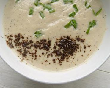 Topinambursuppe mit Kaffee