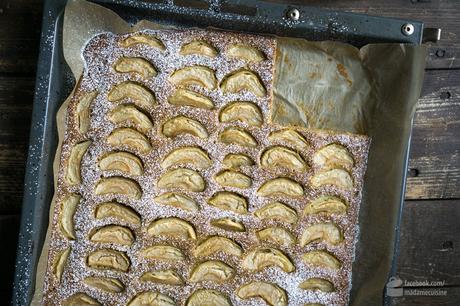 Apfel-Nuss-Kuchen vom Blech | Madame Cuisine Rezept