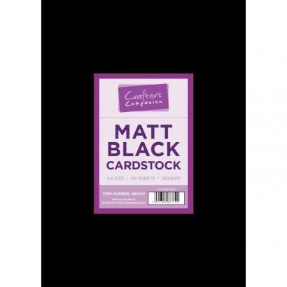 Matt Black A4 Cardstock - Pack of 40 thumb
