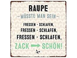 Produkt: Raupe müsste man sein