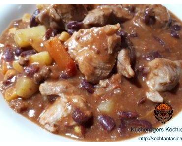 Chile Con Carne y Papas (mit Kartoffeln)