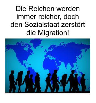 Den Sozialstaat Deutschland finanziert der Durchschnittsbürger, doch den Nutzen zieht die Migration