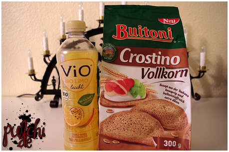 ViO BiO LiMO leicht Orange-Mango-Passionsfrucht || Buitoni Crostino Vollkorn