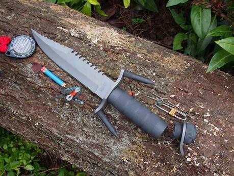 Herbertz Survival-Messer mit Survival-Kit