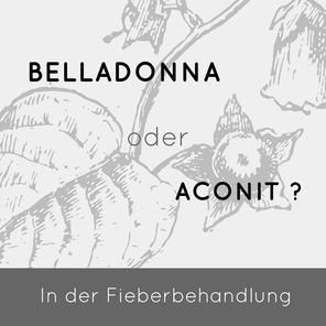 Aconitum oder Belladonna? welches ist das richtige Fiebermittel? Winter Globuli Homöopathie Berlin 