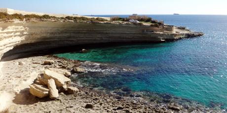 Malta: Fisch&Chips am tintenblauen Meer