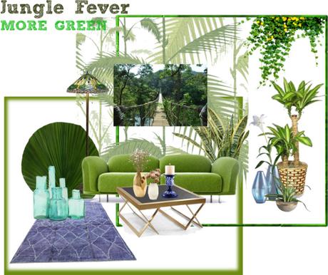 Living Room in Green