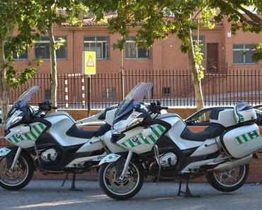 Guardia Civil mit neuen Motorrädern