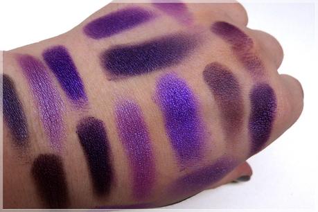 Ultra Violet eyeshadow swatches