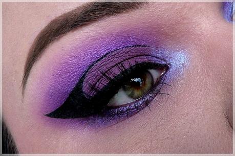 ultra violet graphic liner makeup
