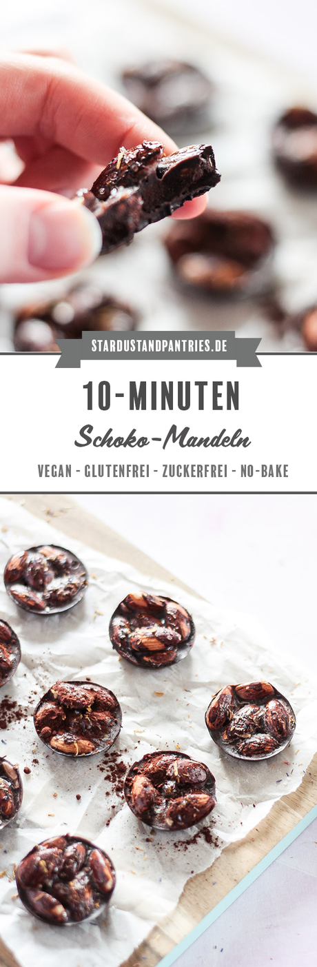10-Minuten Schoko-Mandeln (vegan, glutenfrei)