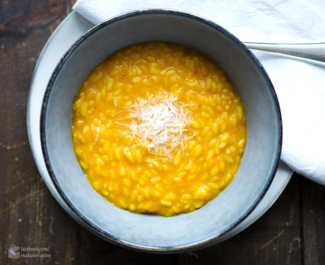 Kürbisrisotto mit eingekochtem Kürbissugo | Madame Cuisine Rezept