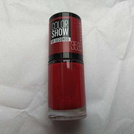 [Werbung] alverde Rouge & Tint Highlighter Macaron + Maybelline Nagellack Colorshow 60 Seconds 353 red