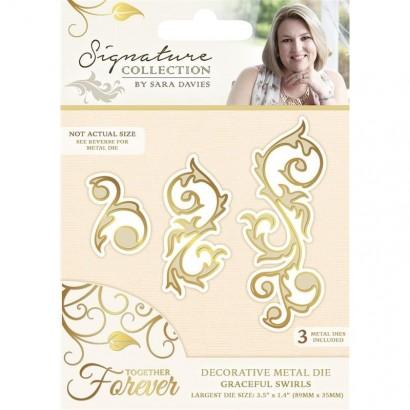 Sara Signature Together Forever - Graceful Swirl Die