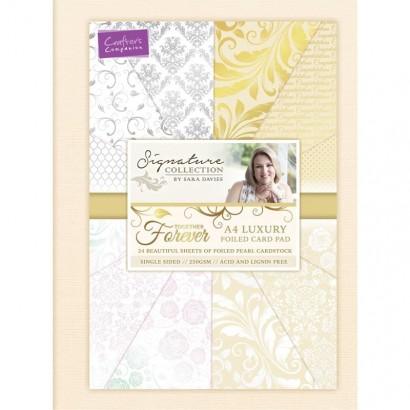 Sara Signature Together Forever Collection - A4 Luxury Foiled Card Pad