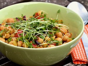 Rezept: Kichererbsen, gebraten