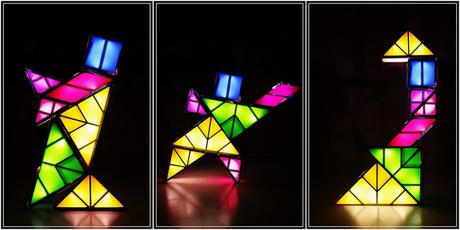 Let's play Tangram - Dekorative Leuchtideen für Verspielte