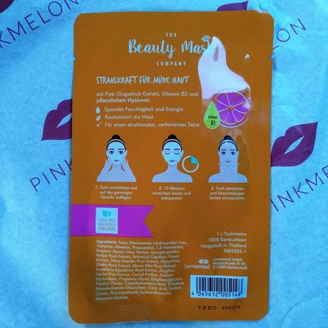 [Werbung] The Beauty Mask Company Strahlkraft Tuchmaske + 8x4 dream like a unicorn Deodorant Spray (LE)