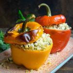 Gefüllte Paprika mit Couscous und Rosinen | Madame Cuisine Rezept