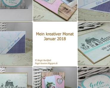 Mein kreativer Monat - Januar 2018