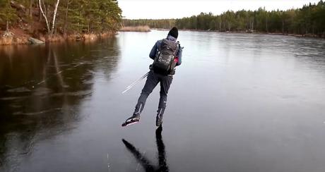 Für die Ohren: Ice Skating auf dünnem Eis