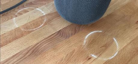 Apples HomePod hinterlässt weiße Ringe auf Holz