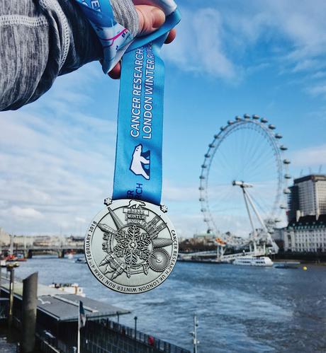 London Winter Run Medal Medaille 