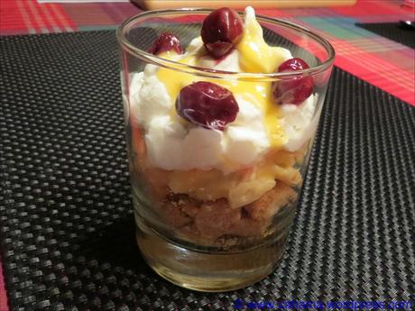 Eierlikör-Dessert „Winterapfel“