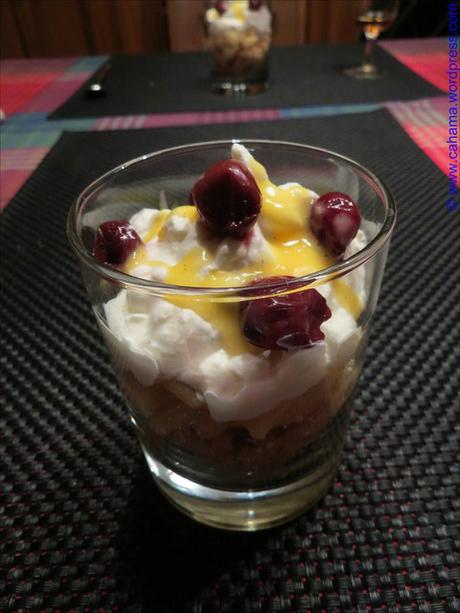 Eierlikör-Dessert „Winterapfel“