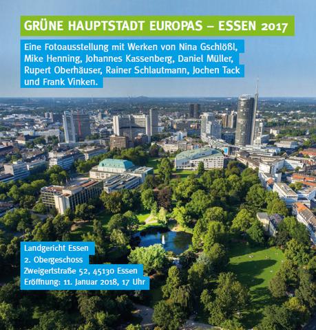 Ausstellung im Landgericht Essen: Grüne Hauptstadt Europas – Essen 2017 (Foto: Stadtgarten © Johannes Kassenberg)
