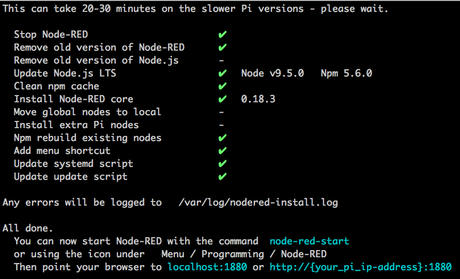 0.18.3: Maintenance Release von NodeRED veröffentlicht