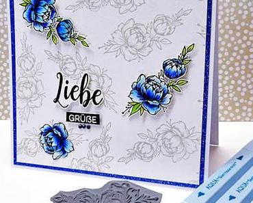 Liebe Grüße | Crafter's Companion DT | Spectrum Noir Aqua Marker