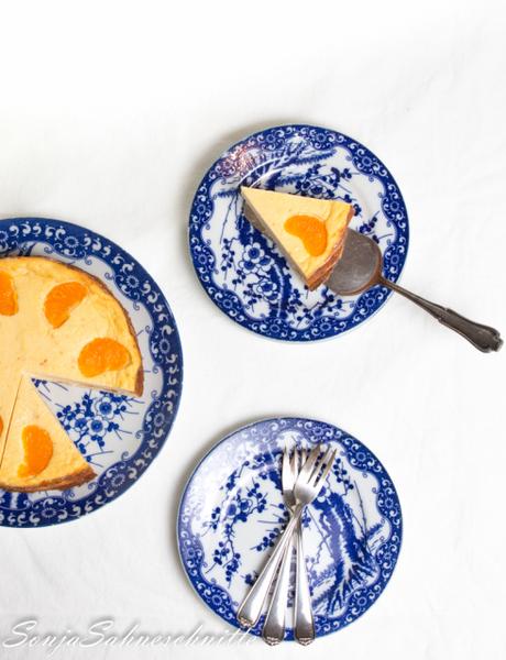 bester Käsekuchen ohne Boden mit Mandarinen + kalorienarmer Variante – mandarin cheesecake recipe without ground +low-calorie version