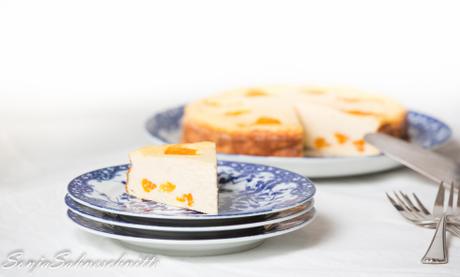bester Käsekuchen ohne Boden mit Mandarinen + kalorienarmer Variante – mandarin cheesecake recipe without ground +low-calorie version