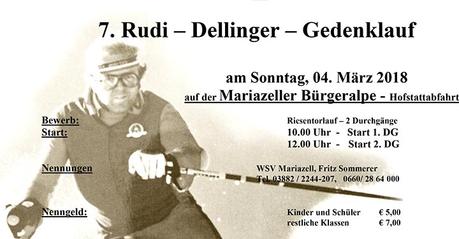 Einladung zum 7. Rudi Dellinger Gedenklauf