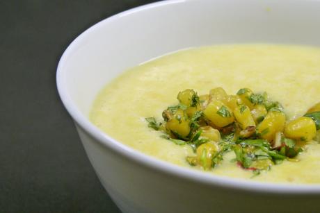 Cremige Maissuppe mit Zitronengras