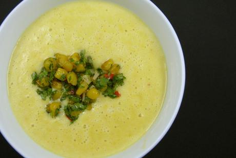 Cremige Maissuppe mit Zitronengras