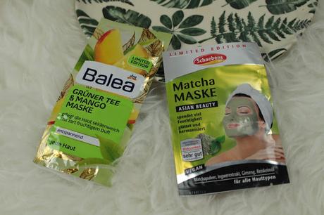 Review: Schaebens Matcha Maske vs Balea Grüner Tee und Mango Maske Limited Edition Vergleich