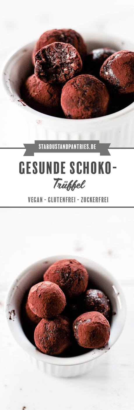 Gesunde Schokoladen-Trüffel / Pralinen